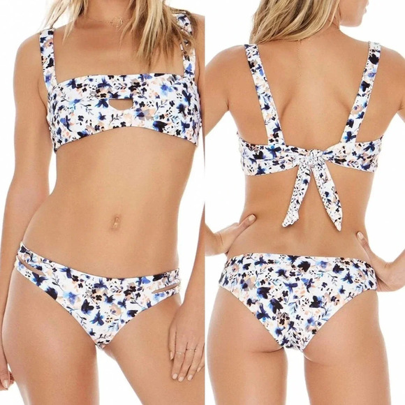 l*space Other - L*Space Estella Full Cut Bikini‎ Bottom in Techno Garden Print Size Large